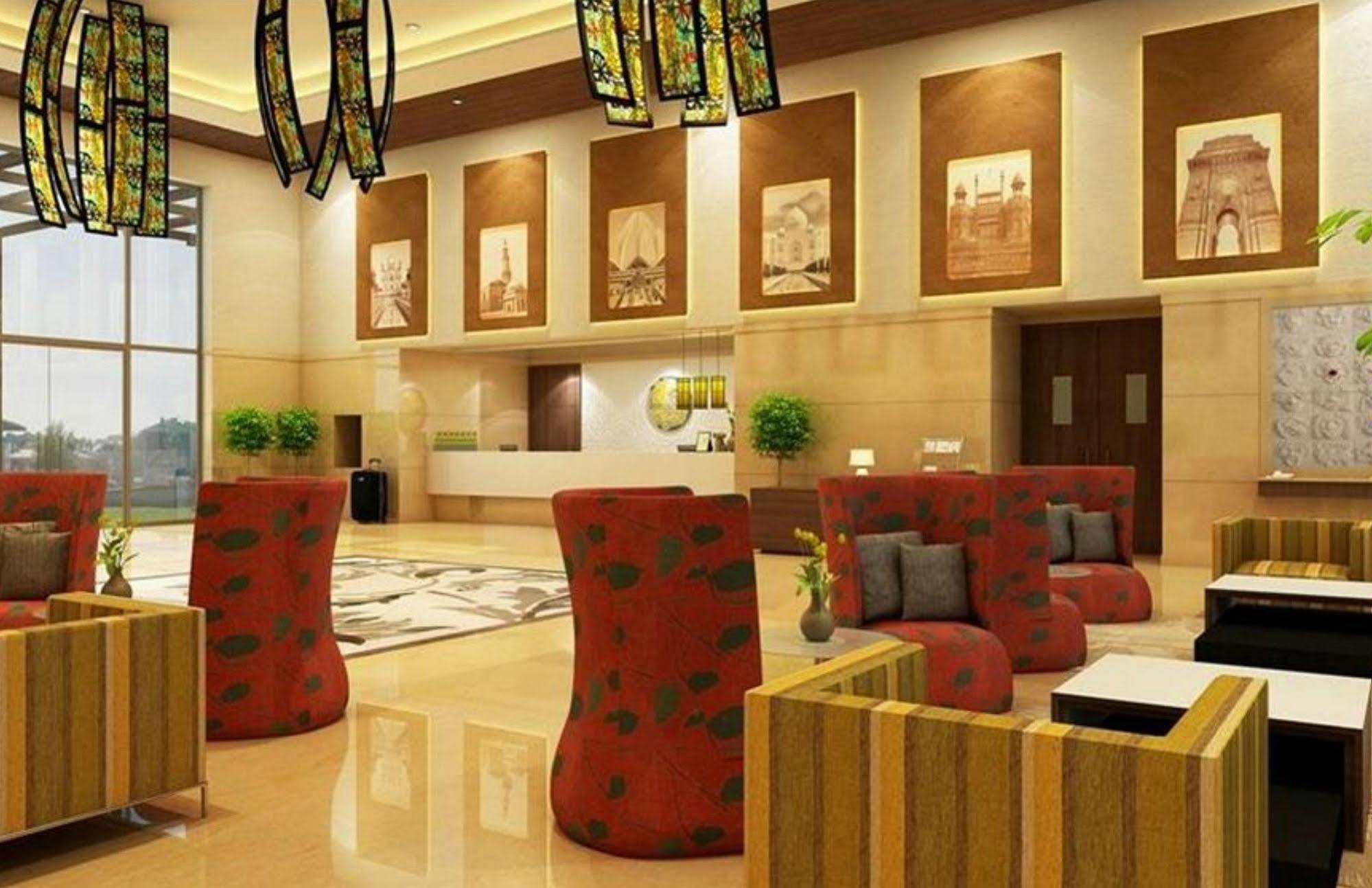 Lemon Tree Premier, Delhi Airport Hotel Ню Делхи Екстериор снимка The lobby of the hotel